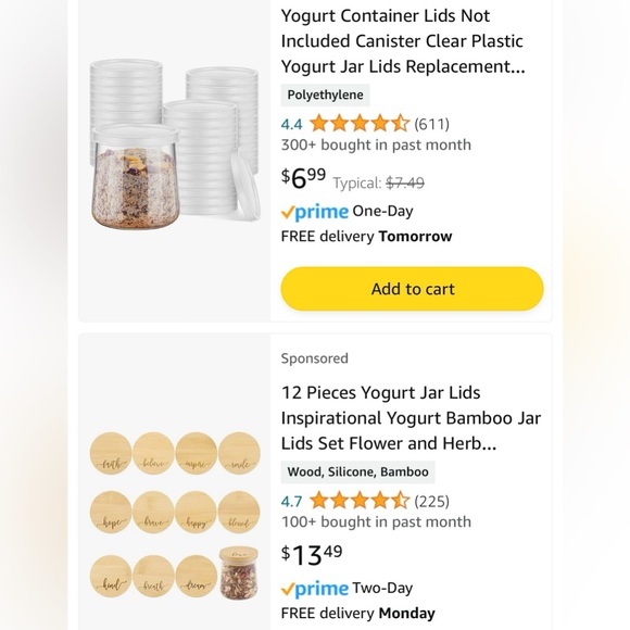 🌀 8 glass yogurt jars empty 3 Oui blue EUC DIY 5 clear lot craft bundle - Picture 12 of 16